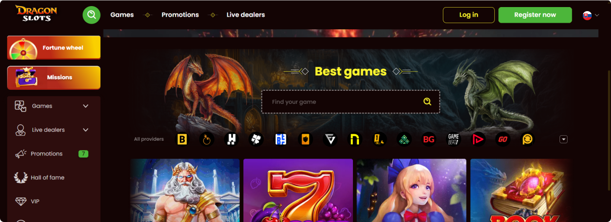 Dragon Slots kasíno